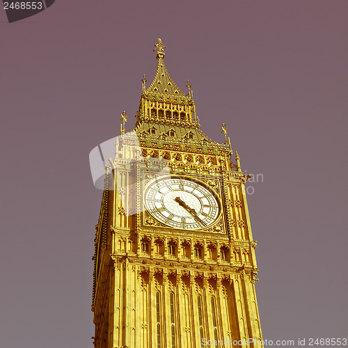 Image of Retro looking Big Ben