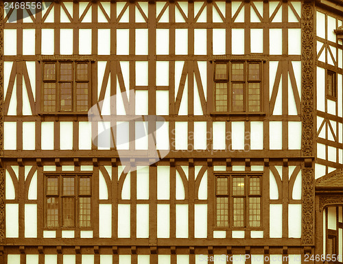 Image of Retro looking Tudor building