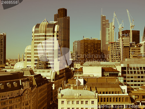 Image of Retro looking City of London