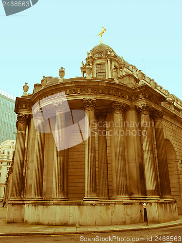Image of Retro looking Bank of England