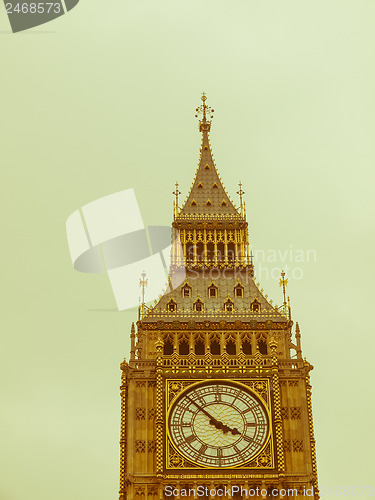 Image of Retro looking Big Ben