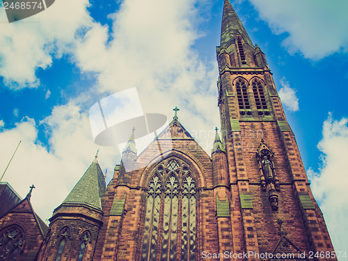 Image of Retro looking St Columba Church