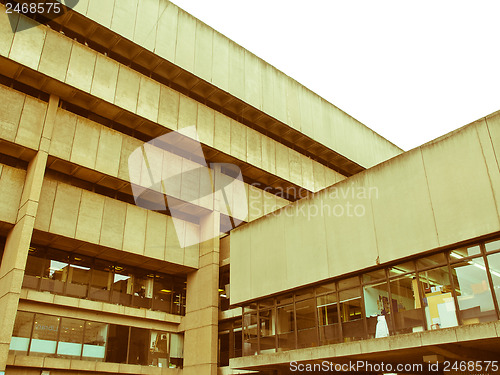 Image of Retro looking Birmingham Library