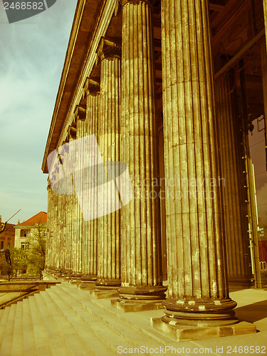 Image of Retro looking Altesmuseum Berlin