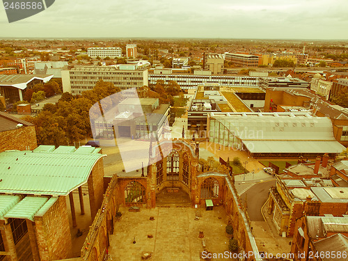 Image of Retro looking City of Coventry