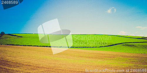 Image of Vintage looking Cardross hill panorama