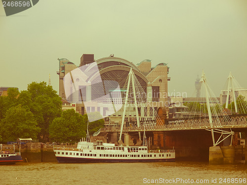 Image of Retro looking Charing Cross London