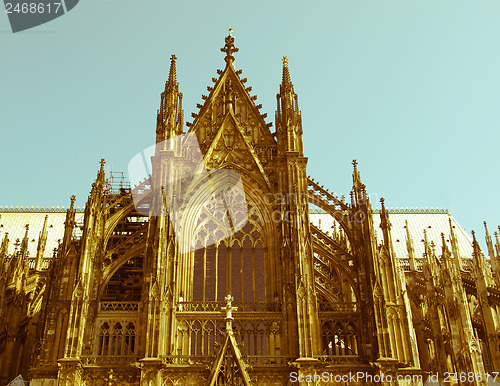 Image of Retro looking Koeln Dom