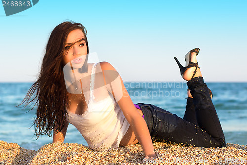 Image of Attractive young woman