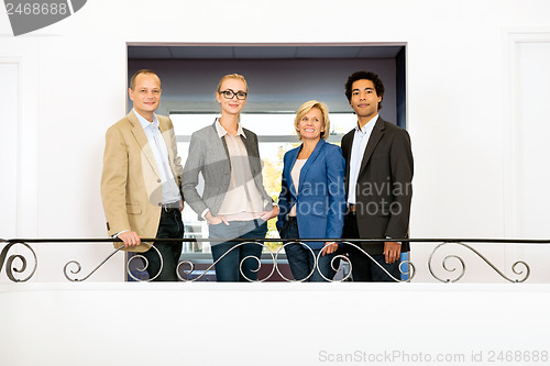 Image of Project team on balcony