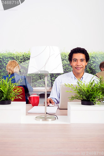 Image of Confident Environmentalist In Office