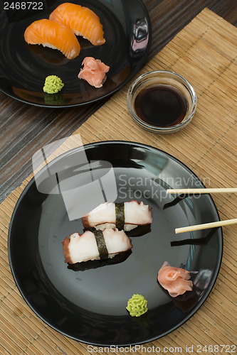 Image of Sushi in sushi bar