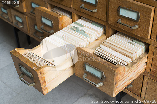 Image of Old archive with drawers