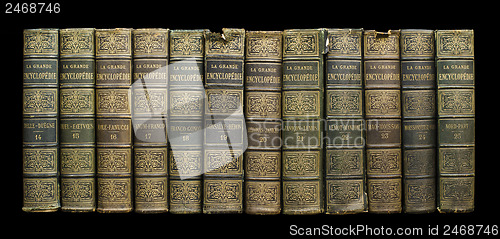 Image of Old books on shelf