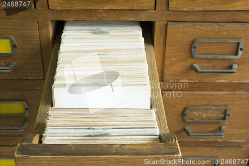 Image of Old archive with drawers