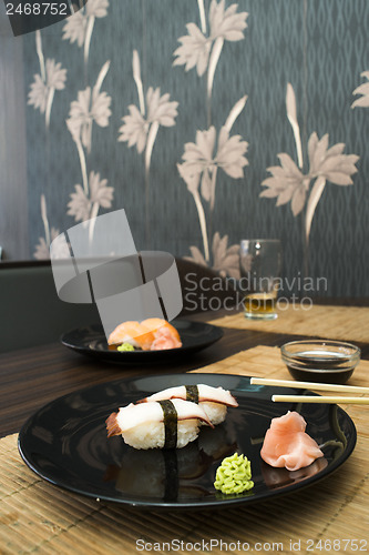 Image of Sushi in sushi bar