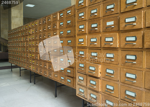 Image of Old archive with drawers