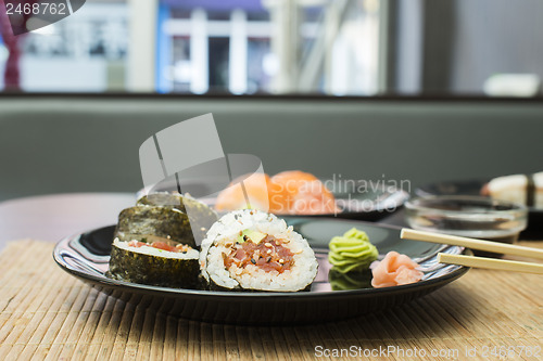 Image of Sushi in sushi bar