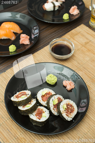 Image of Sushi in sushi bar