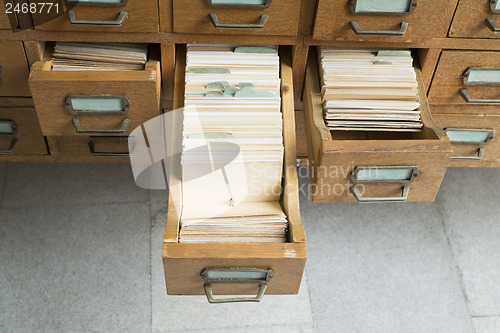 Image of Old archive with drawers