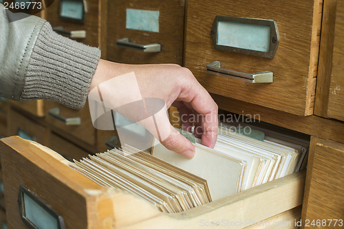 Image of Old archive with drawers