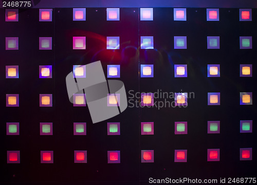 Image of Disco with colorful lights