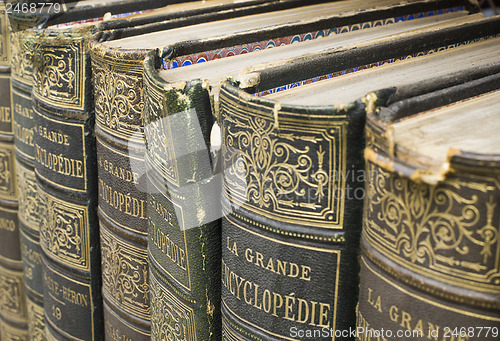 Image of Old books on shelf