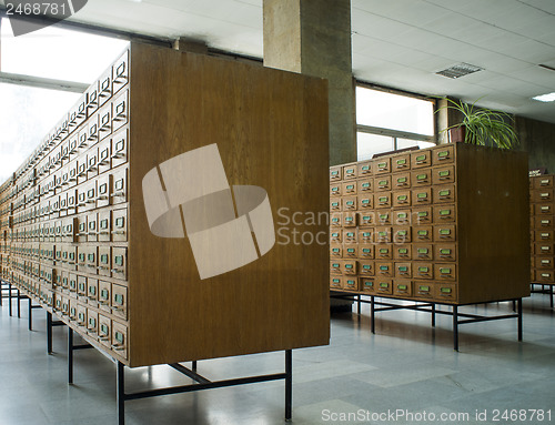 Image of Old archive with drawers