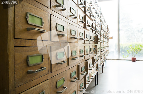 Image of Old archive with drawers