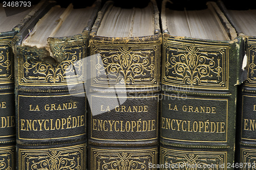 Image of Old books on shelf