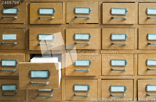 Image of Old archive with drawers