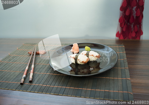 Image of Sushi in sushi bar