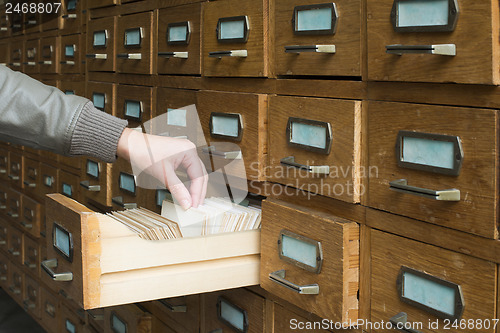 Image of Old archive with drawers