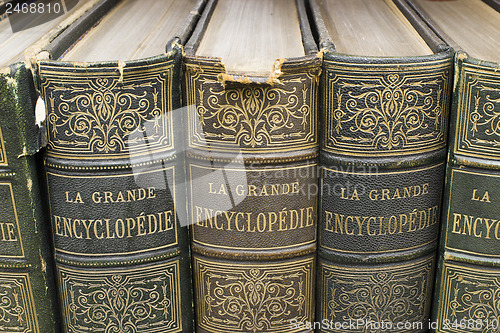 Image of Old books on shelf