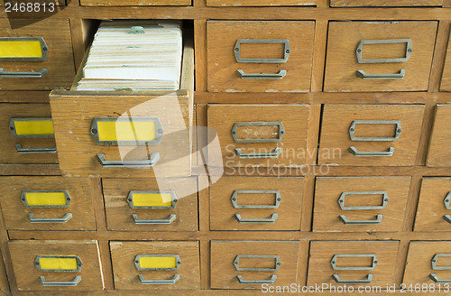 Image of Old archive with drawers