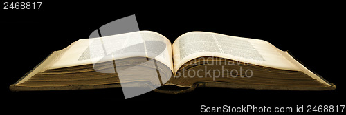Image of Open old book