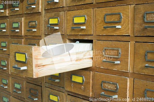 Image of Old archive with drawers