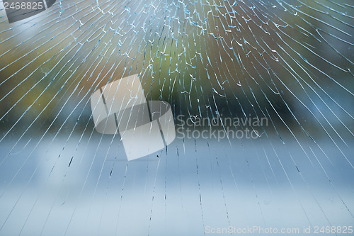 Image of Cracked glass