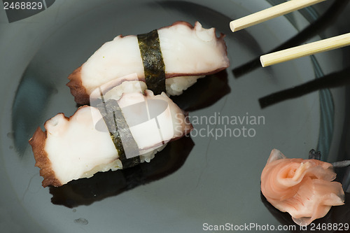 Image of Sushi in sushi bar