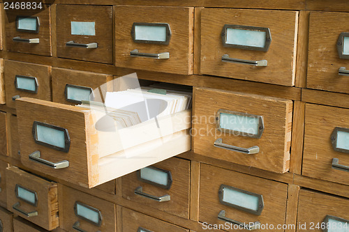 Image of Old archive with drawers