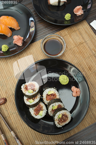 Image of Sushi in sushi bar