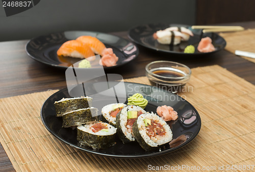 Image of Sushi in sushi bar