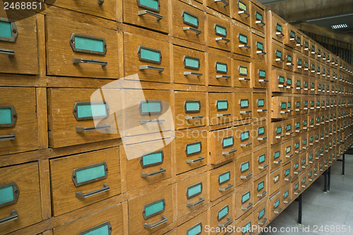 Image of Old archive with drawers