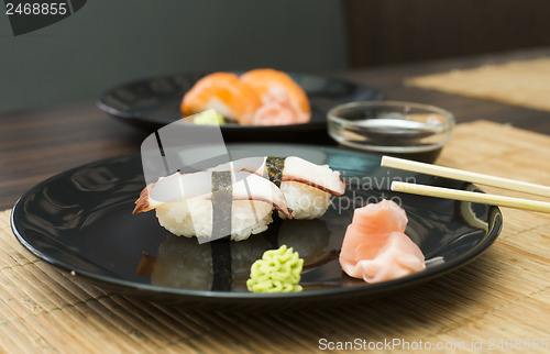 Image of Sushi in sushi bar