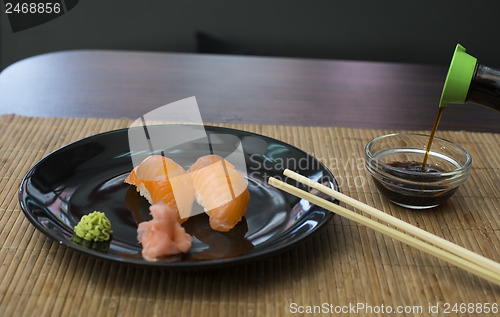 Image of Sushi in sushi bar