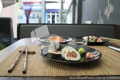 Image of Sushi in sushi bar