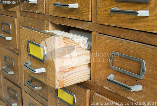 Image of Old archive with drawers