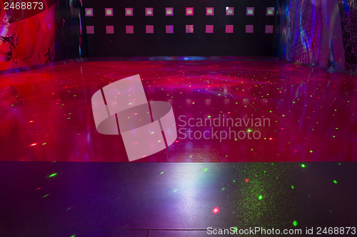 Image of Disco with colorful lights