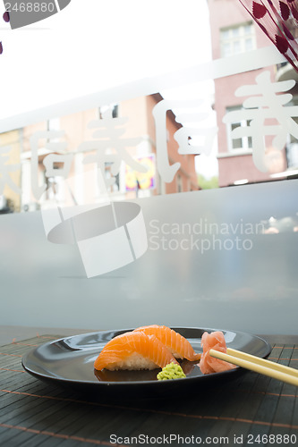 Image of Sushi in sushi bar