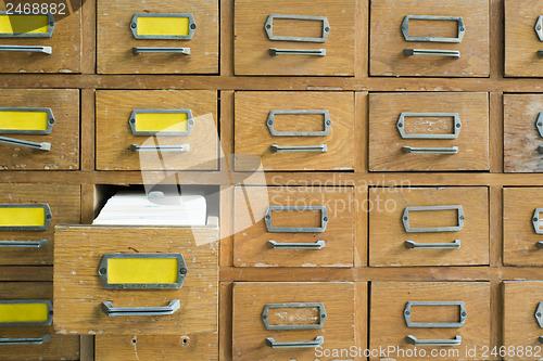 Image of Old archive with drawers